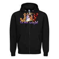 Black joy to the world Zipper Hoodie - Zillion Design Studio