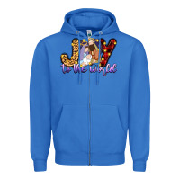 True Royal joy to the world Zipper Hoodie - Zillion Design Studio