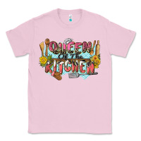 Bubblegum Pink queen of the kitchen Classic Tee - Zillion Design Studio