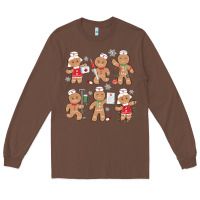 Chestnut nurse gingerbread Long Sleeve Tee - MaliasSmallBusiness