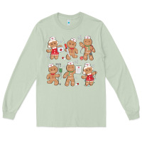 Matcha nurse gingerbread Long Sleeve Tee - MaliasSmallBusiness