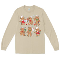 Mushroom nurse gingerbread Long Sleeve Tee - MaliasSmallBusiness