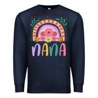 Navy happiness is being a nana Premium Sweatshirt - JahusDesignShop