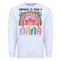 White happiness is being a nana Premium Sweatshirt - JahusDesignShop