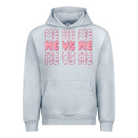 Heather Grey me vs me Urban Hoodie - MaliasSmallBusiness