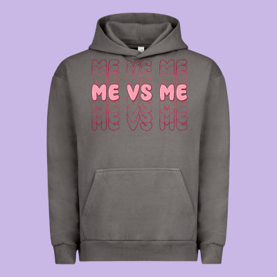 Me Vs Me Urban Hoodie Designed By Maliassmallbusiness