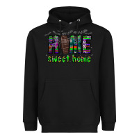 Black home sweet home Heavyweight Hoodie - CowhideDigitalArt