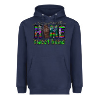 Navy home sweet home Heavyweight Hoodie - CowhideDigitalArt