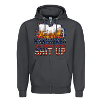 Smoke lets get hammered Zipper Hoodie - texasbilliewilder