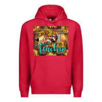 Cardinal Western Teacher Pencil With Sunflowers Premium Hoodie - LillyAllenDesigns