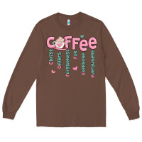 Chestnut coffee and christ Long Sleeve Tee - MaliasSmallBusiness