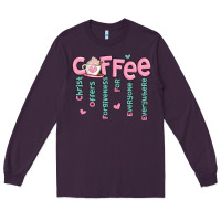 Plum coffee and christ Long Sleeve Tee - MaliasSmallBusiness