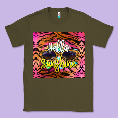 Hello Sunshine Classic Tee Designed By Barkaloodesign