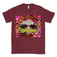 Burgundy hello sunshine Classic Tee - BarkalooDesign