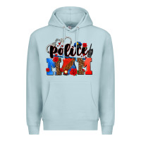 Blue Mist police mom Premium Hoodie - AdoDesignShop
