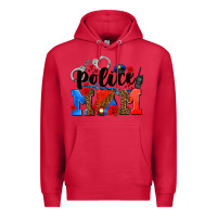 Cardinal police mom Premium Hoodie - AdoDesignShop
