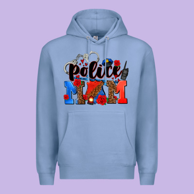 Police Mom Premium Hoodie Designed By Adodesignshop