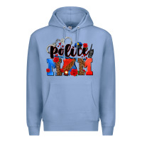 Colony Blue police mom Premium Hoodie - AdoDesignShop