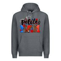 Rock police mom Premium Hoodie - AdoDesignShop