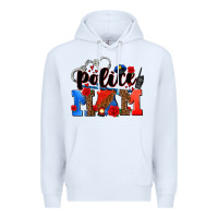 White police mom Premium Hoodie - AdoDesignShop