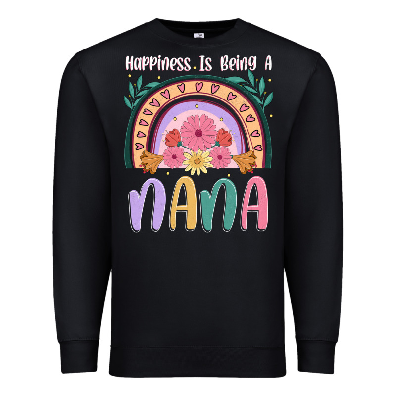Happiness Is Being A Nana Premium Sweatshirt by JahusDesignShop | Teevron