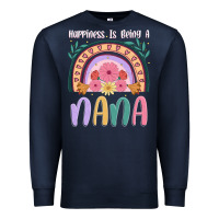 Navy happiness is being a nana Premium Sweatshirt - JahusDesignShop