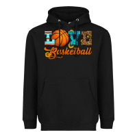 Black love basketball Heavyweight Hoodie - HRA Design Shop
