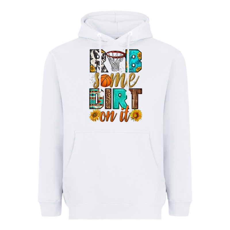 Rub Some Dirt On It Basketball Heavyweight Hoodie by HRA Design Shop | Teevron