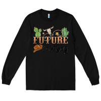 Black future cowboy Long Sleeve Tee - MaliasSmallBusiness