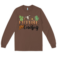 Chestnut future cowboy Long Sleeve Tee - MaliasSmallBusiness