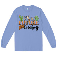 Colony Blue future cowboy Long Sleeve Tee - MaliasSmallBusiness