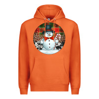 Carrot western snowman christmas ornament Premium Hoodie - Jasminsmagicworld