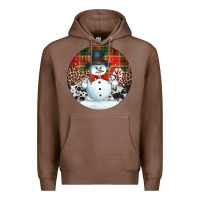 Chestnut western snowman christmas ornament Premium Hoodie - Jasminsmagicworld