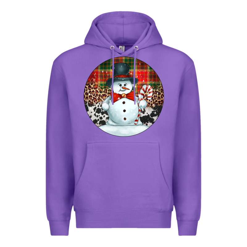 Western Snowman Christmas Ornament Premium Hoodie by Jasminsmagicworld | Teevron