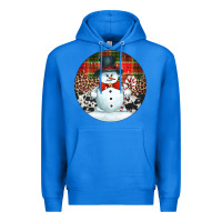 True Royal western snowman christmas ornament Premium Hoodie - Jasminsmagicworld