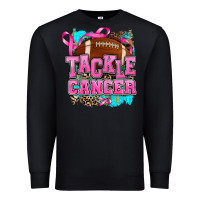 Black tackle cancer Premium Sweatshirt - AdoDesignShop