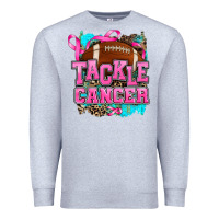 Heather Grey tackle cancer Premium Sweatshirt - AdoDesignShop