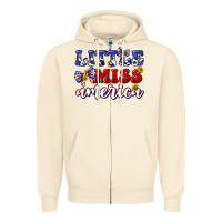Sandshell little miss america Zipper Hoodie - texasbilliewilder