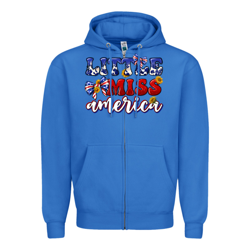 Little Miss America Zipper Hoodie by texasbilliewilder | Teevron