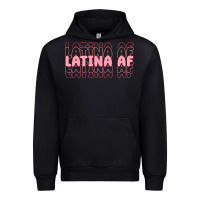 Black latina af Urban Hoodie - MaliasSmallBusiness