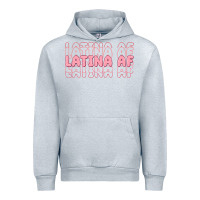 Heather Grey latina af Urban Hoodie - MaliasSmallBusiness