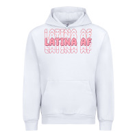 White latina af Urban Hoodie - MaliasSmallBusiness