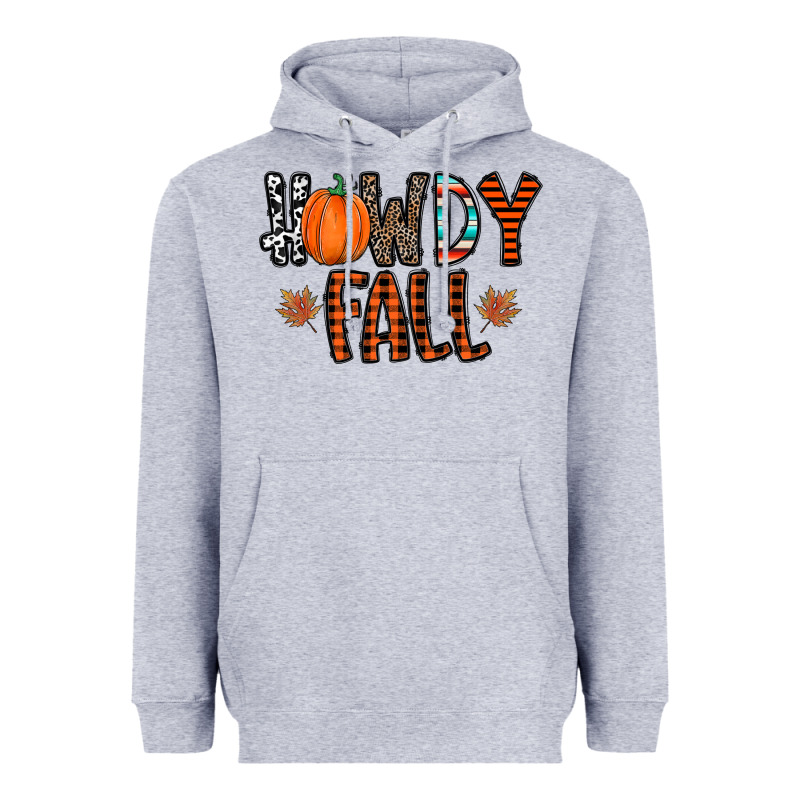 Howdy Fall Heavyweight Hoodie by CowhideDigitalArt | Teevron