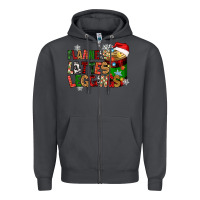 Smoke flannels lattes Zipper Hoodie - Zillion Design Studio