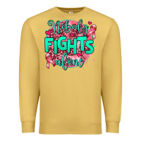 Antique Gold nobody fights alone Premium Sweatshirt - AdoDesignShop