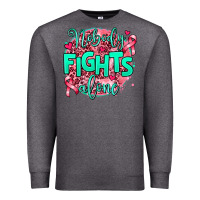 Charcoal Heather nobody fights alone Premium Sweatshirt - AdoDesignShop