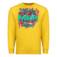 Lemon nobody fights alone Premium Sweatshirt - AdoDesignShop