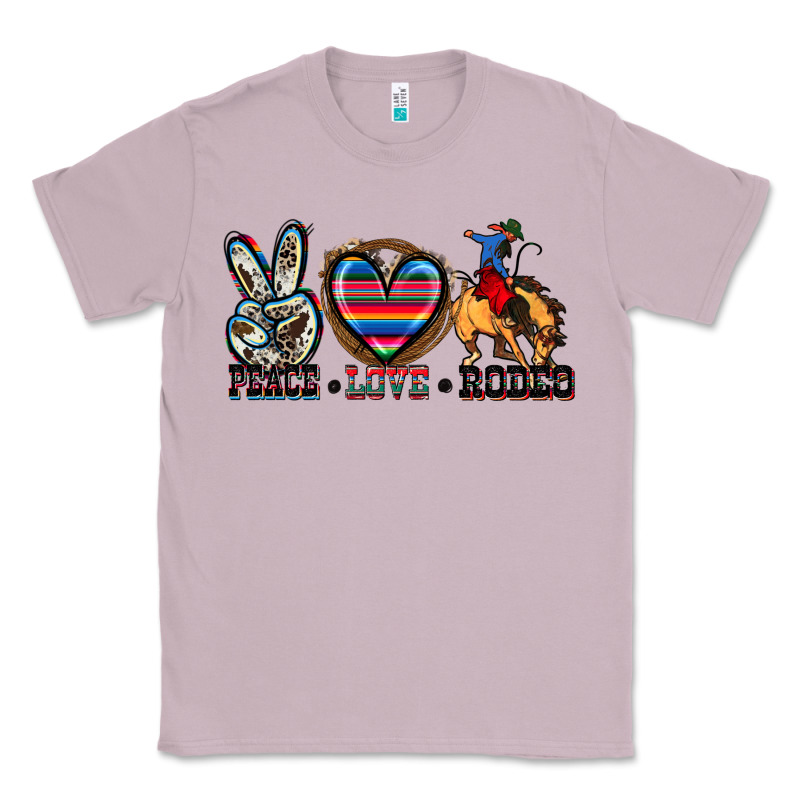 Peace Love Rodeo Classic Tee by Zillion Design Studio | Teevron