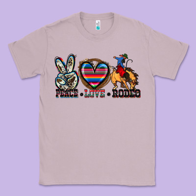 Classic Tee peace love rodeo
