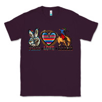 Plum peace love rodeo Classic Tee - Zillion Design Studio